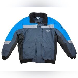 Amazon Prime L Winter Coat with removable fleece lining / Sleeves / Hood Nice